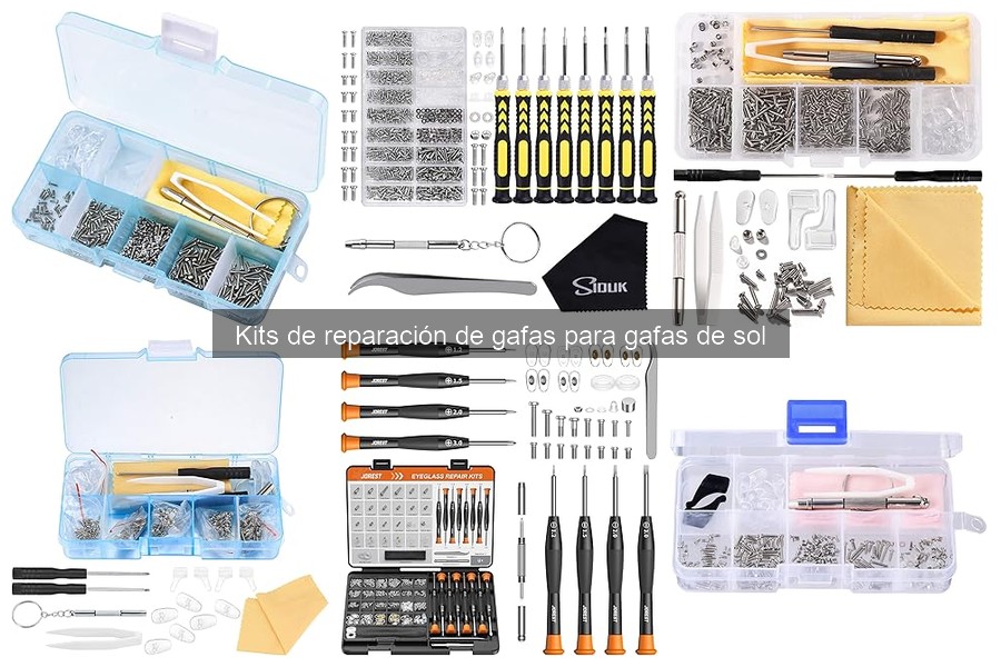 Todo lo que incluye un kit de reparación básico de gafas