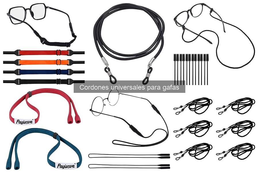 Todo sobre cordones universales para gafas: guía completa