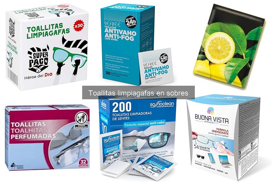 Todo sobre las toallitas limpiagafas en sobres