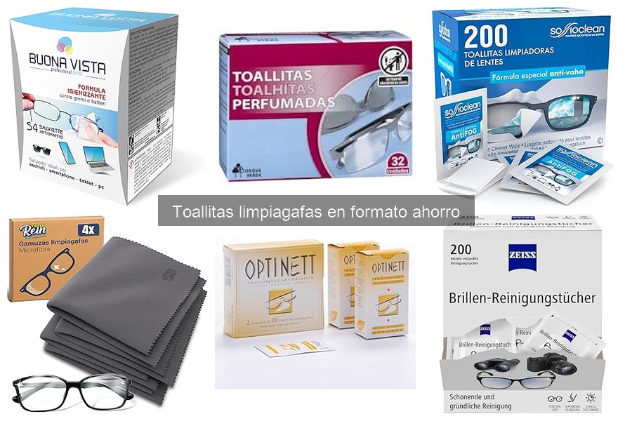 Todo sobre toallitas limpiagafas en formato ahorro