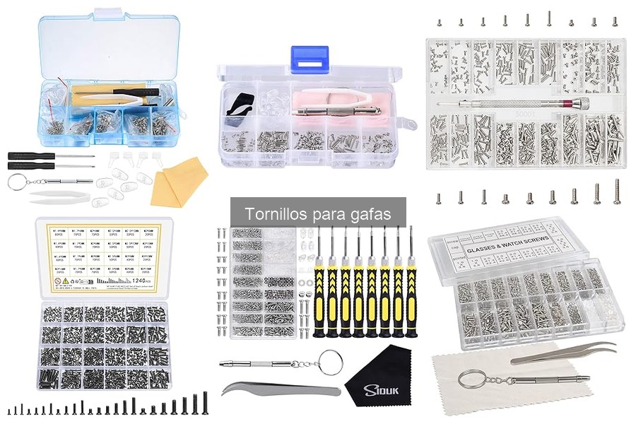 Tornillos de Repuesto para Gafas: Lo Que Debes Considerar