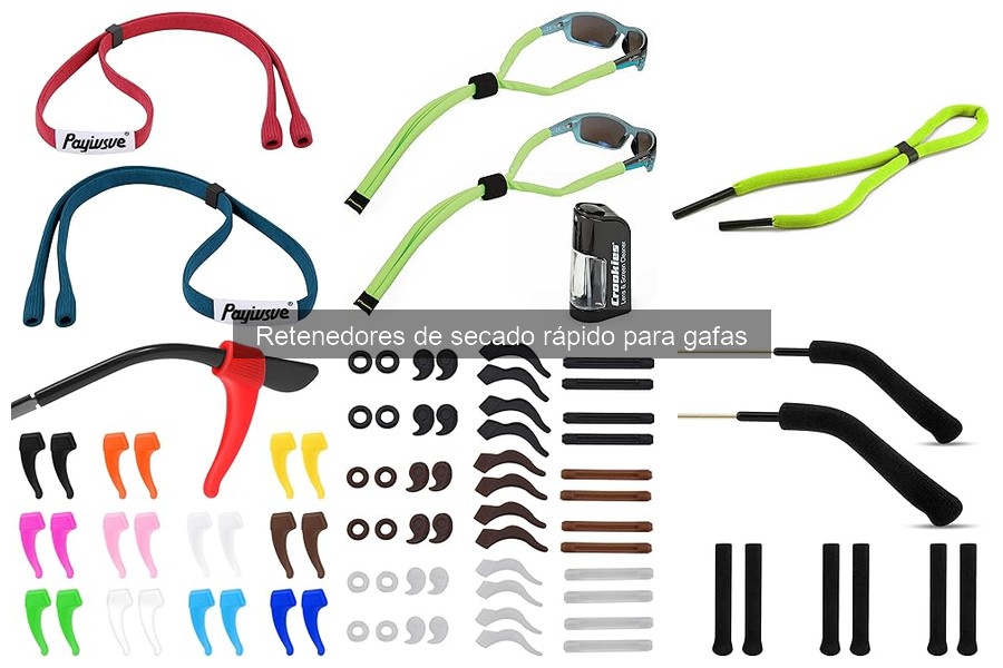 Ventajas de los retenedores de secado rápido para gafas