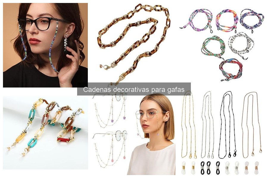 Ventajas de usar cadenas decorativas para gafas: ¡Estilo y protección!