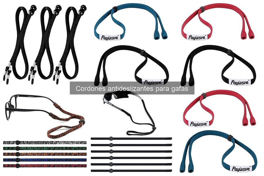 Ventajas de usar cordones antideslizantes para gafas