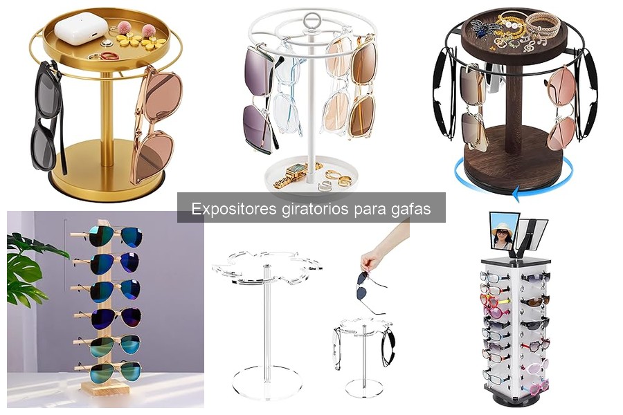 Ventajas de Usar Expositores Giratorios para Gafas