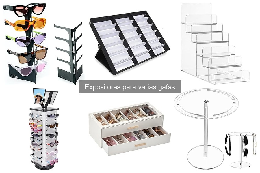 Ventajas de usar expositores para gafas en casa