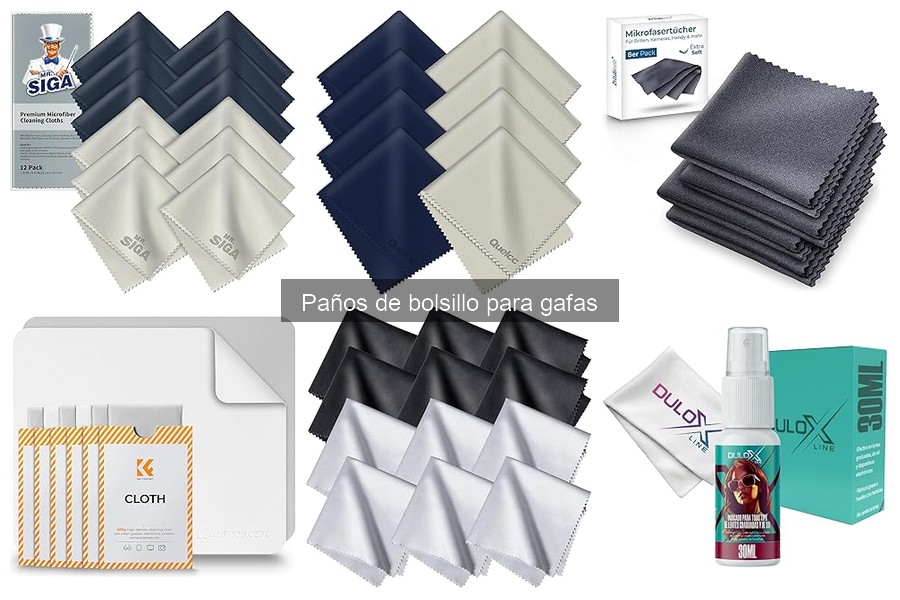 Ventajas de usar paños de bolsillo para gafas