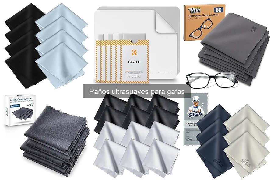 Ventajas de usar paños ultrasuaves para gafas