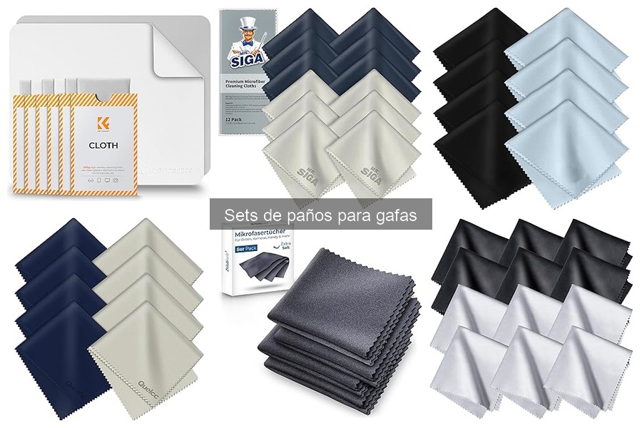 Ventajas de usar sets de paños para gafas en limpieza