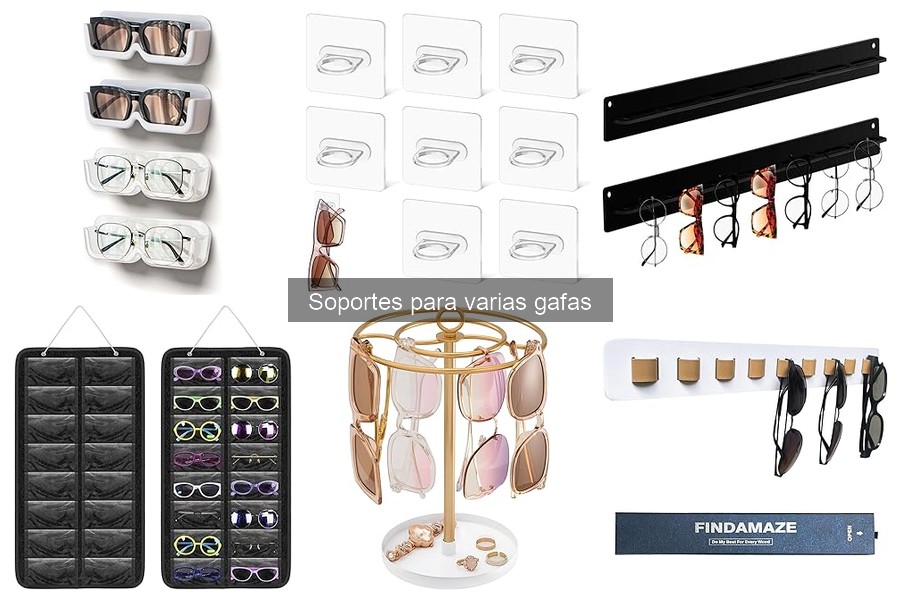 Ventajas de Usar Soportes para Varias Gafas: Organización y Protección