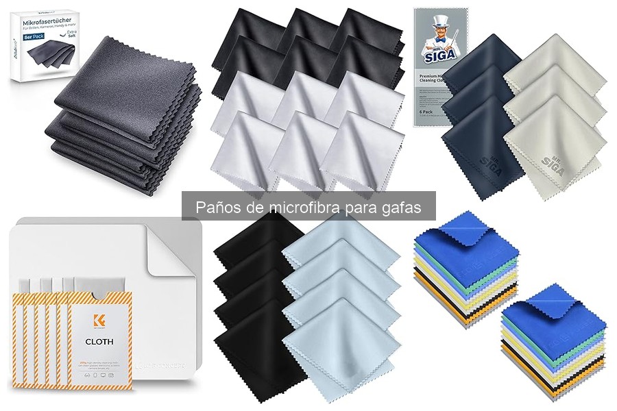Ventajas y desventajas de paños de microfibra para gafas