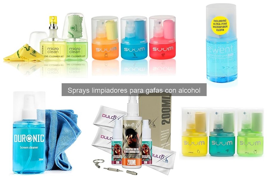 Ventajas y desventajas de sprays limpiadores con alcohol