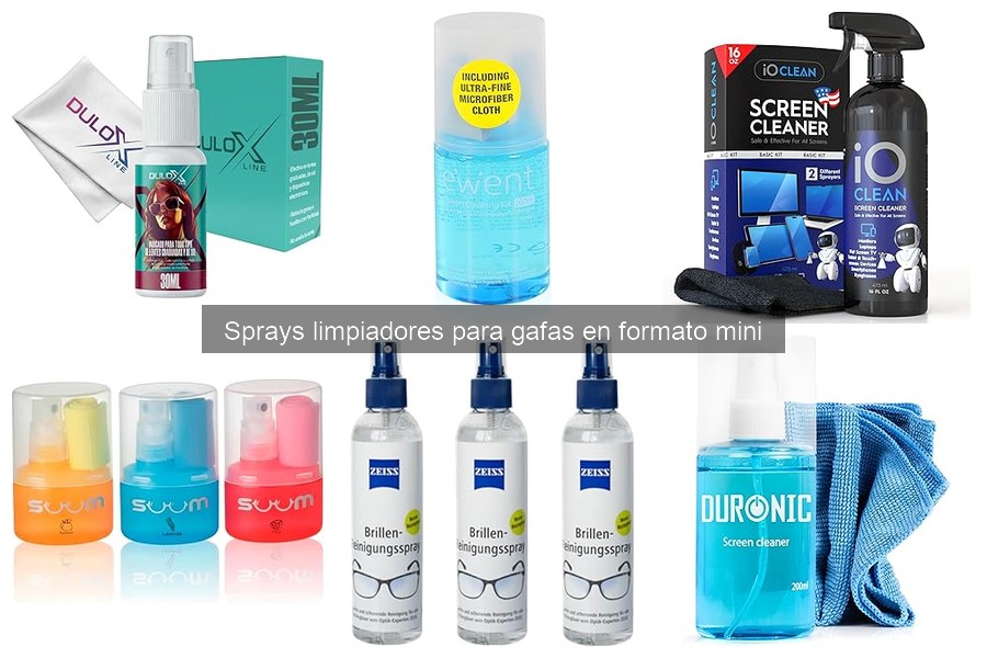 Ventajas y desventajas de sprays limpiadores para gafas